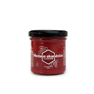 Medaus skanėstas su avietėmis