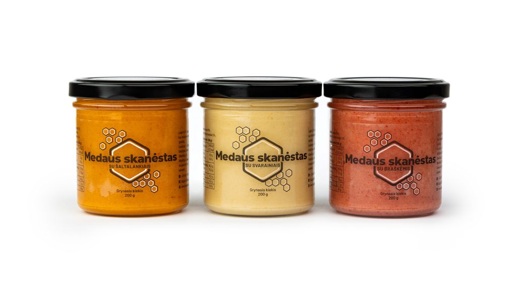 3 medaus skanestai